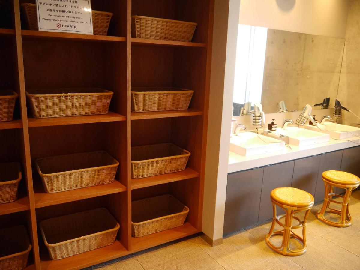 Hearts Capsule Hotel & Spa Hakata Fukuoka  Eksteriør bilde