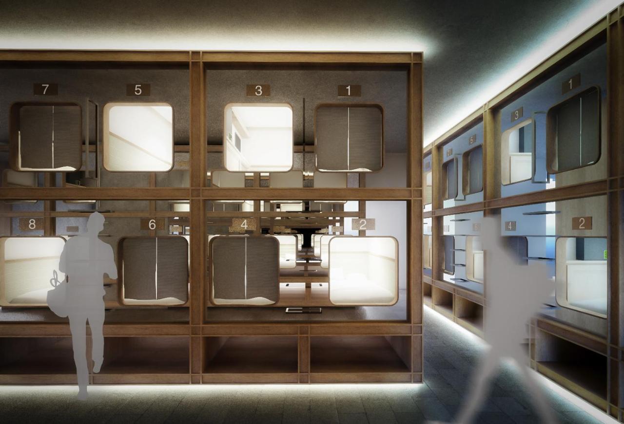Hearts Capsule Hotel & Spa Hakata Fukuoka  Eksteriør bilde