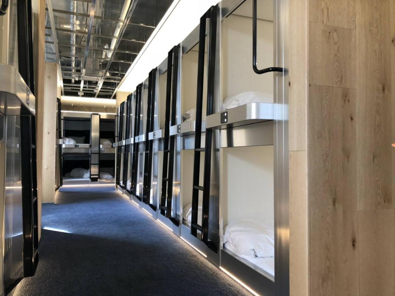 Hearts Capsule Hotel & Spa Hakata Fukuoka  Eksteriør bilde