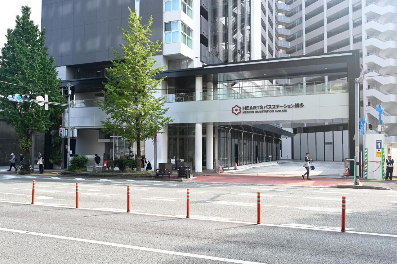 Hearts Capsule Hotel & Spa Hakata Fukuoka  Eksteriør bilde
